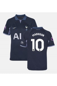Tottenham Hotspur James Maddison #10 Jalkapallovaatteet Vieraspaita 2023-24 Lyhythihainen